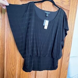 White House Black Market BB Shadow Stripe Top